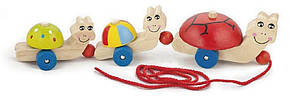 Іграшка-каталка Черепашки Viga Toys 59949