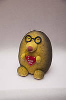 Декоративний газон "Крот із серцем сувенір"