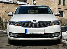 Ресницы передних фар Skoda Rapid 2012-, фото 3