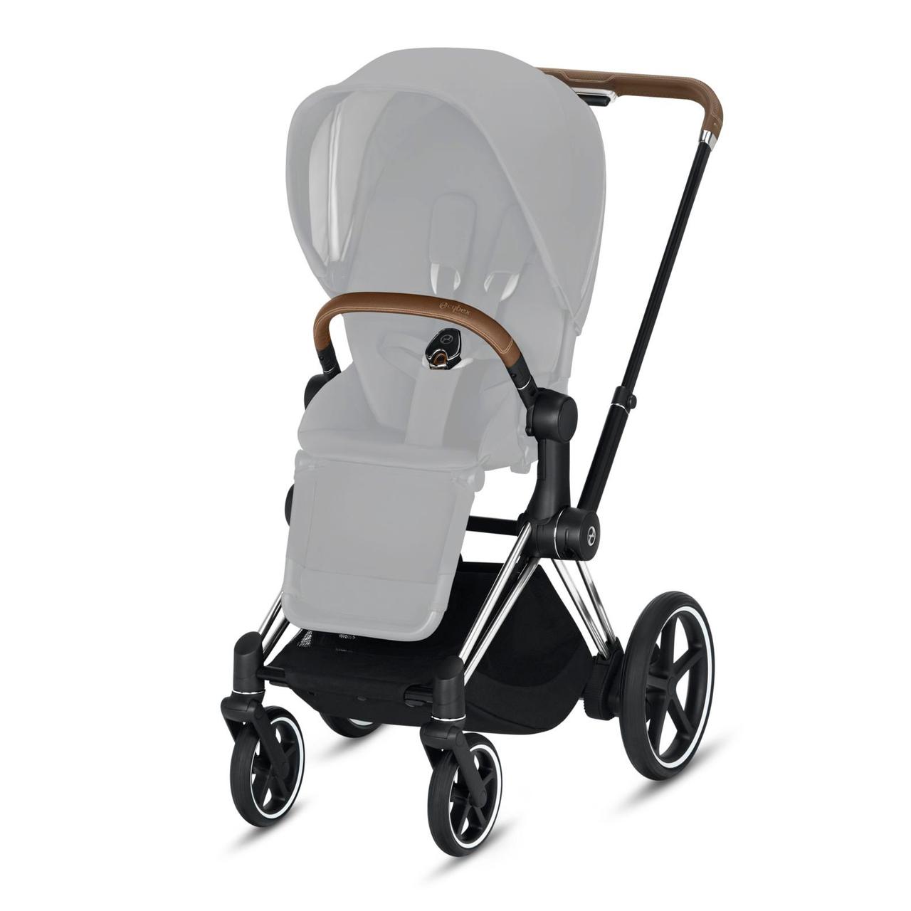 Cybex — Шасі ePriam & Каркас прогулянкового блока, колір Chrome/brown 2020, фото 1