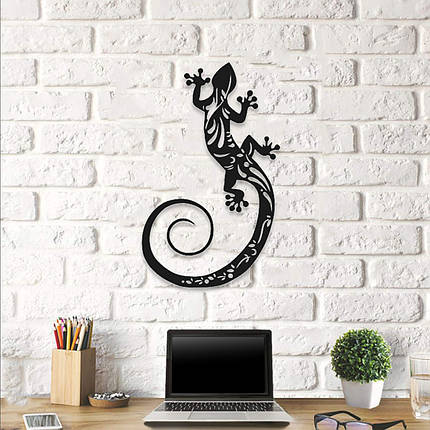 Картина з дерева Decart Gecko 40x66 см, фото 1