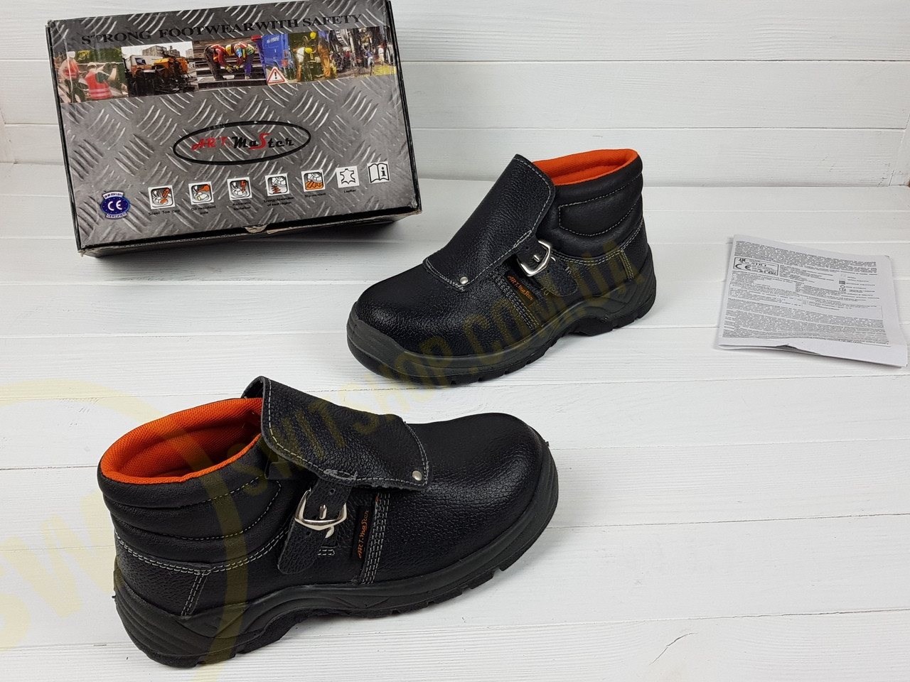 Ботинки рабочие сварщика защитная спецобувь для сварочных работ обувь ...