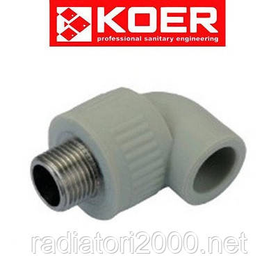 Koer кут із зовнішньою різзю 25*1/2 Н