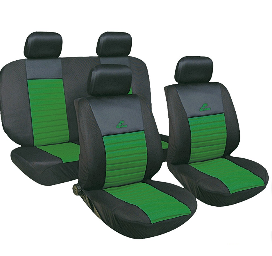Чохли автосидній комплект чорно-зелені Tango 24016/33 Milex Польща