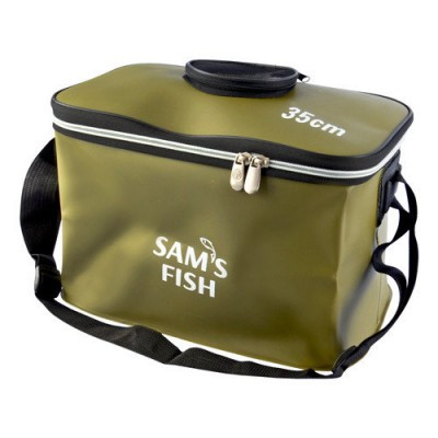 Сумка для риби Sams Fish ЕВА з отвором для живця, 35х20х20 см.