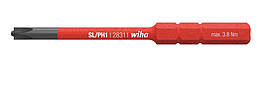 Біта SL/PH2 SoftFinish electric slimBit Xeno для затискних гвинтів „плюс“ і „мінус“ (шліц/PH) Wiha 34588