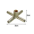 Міст, машинка для пензель "Крест" (латунь), фото 2