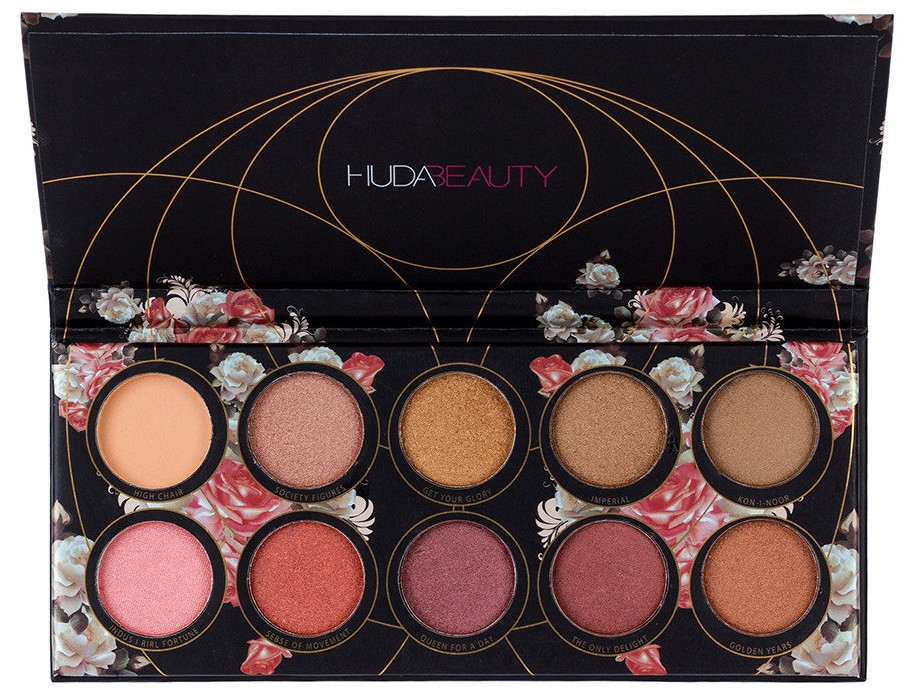 Палетка тіней Huda Beauty Caramel Melange 10 color код.1002, фото 1