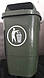 Вулична урна для сміття 50 літрів Classic, фото 6