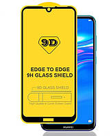 Захисне скло TDG 9D для Huawei Y6 2019 Full Glue чорний 0,26 мм в упаковці