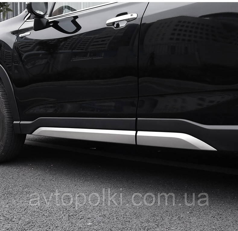 Subaru Forester молдинг на дверях (накладки на бічні двері) 2018-19 сталь, фото 1