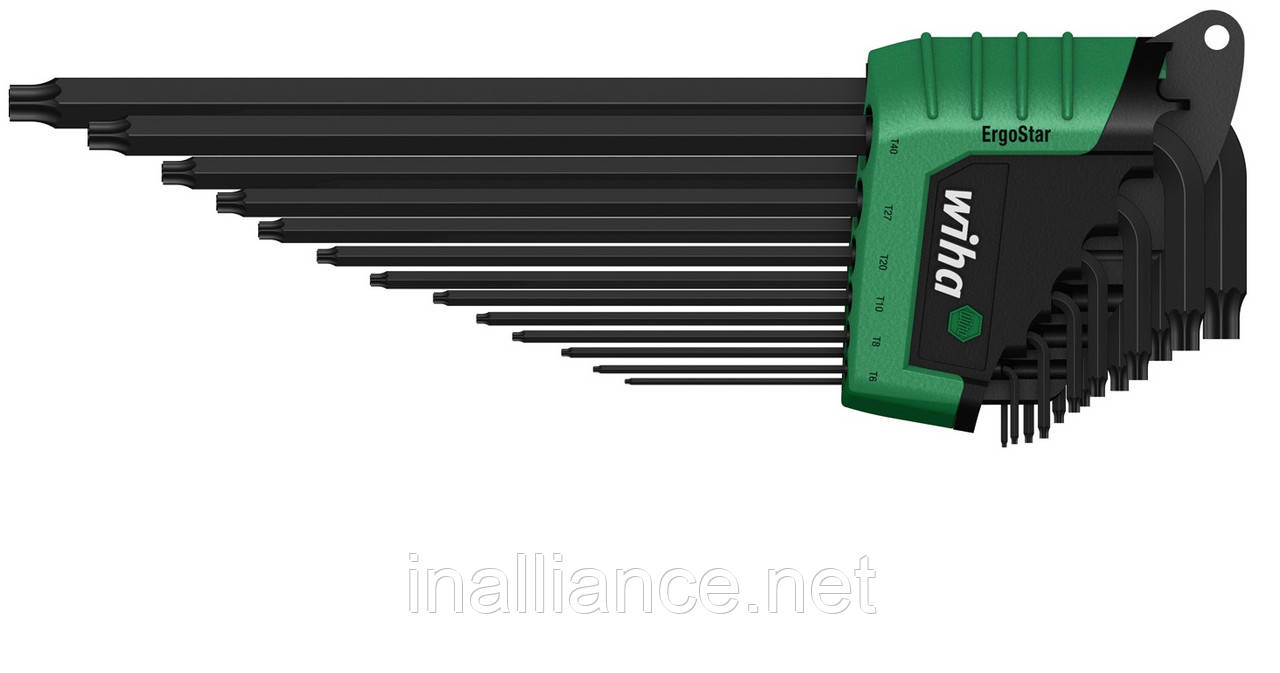 ​​​​​​​Набір штифтових ключів TORX® MagicSpring у тримачі ErgoStar Wiha 43848
