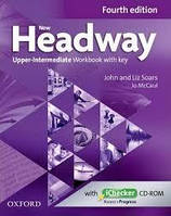 New Headway Fourth Edition Upper-Intermediate Workbook with key and iChecker CD-ROM