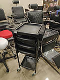 Перукарня візок перукаря чорна М-3016В, фото 2