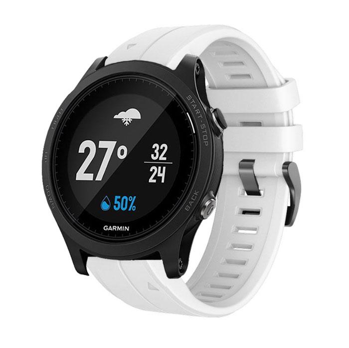 Силіконовий ремінець Primo для годинника Garmin Forerunner 935 / Forerunner 945 - White