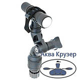 Тримач з поворотно-похилим механізмом та фіксатором FASTen Borika Lh130 для ліхтарика d до 30 мм на човен, фото 2