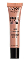 Хайлайтер для обличчя і тіла NYX Professional Makeup Born To Glow Liquid Illuminator MINI (13ml) No 02