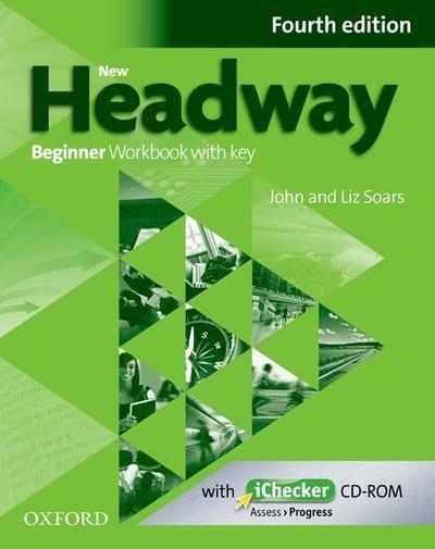 New Headway Fourth Edition Beginner Workbook with key and iChecker CD-ROM, фото 1