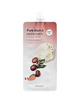 Нічна маска для обличчя Missha Pure Source Pocket Pack Shea Butter (олія ши) 10 мл