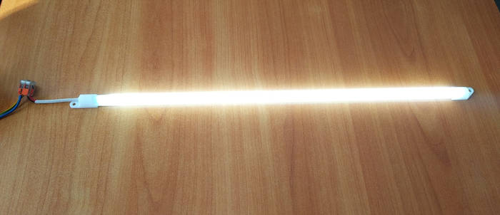 Светодиодная led линейка 220v SMD 2835 72led/m IP44 100см белый (6000К ...