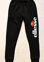 Спортивні чорні штани ellesse big logo