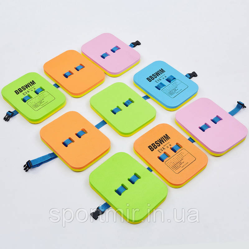 Пояс для аквааеробіки та плавання PL-0546 (EVA, нейлон, р-р 20,5х27х8 см, кольору в асортименті), фото 1