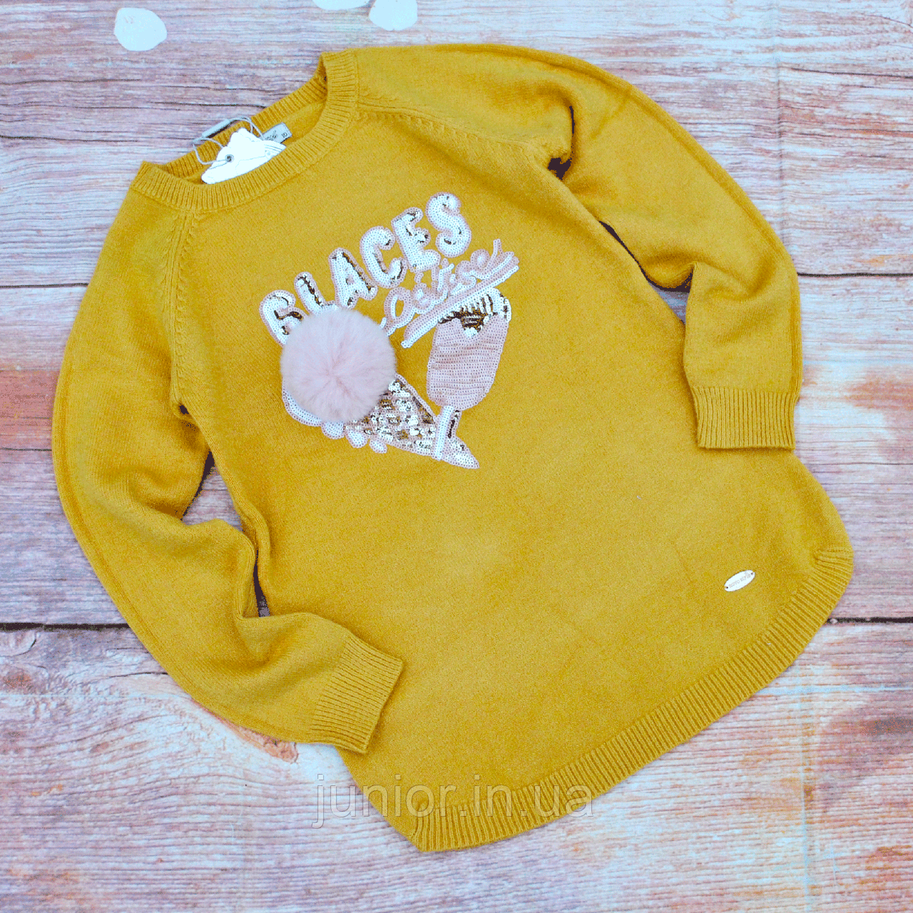 Теплий светр для дівчинки 4р, фото 1
