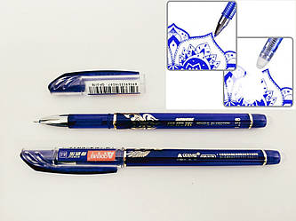 Ручка гелева зі стиральним чорнилом, СИНЯ 0.5 мм