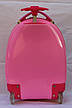 Валізи дорожні пластикові дитячі ручна поклажа 42 см Josepf Ottenn Кітті 1667 рожеві, фото 3