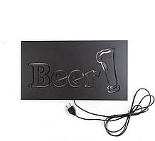 Настінна Led-вивіска «Beer»