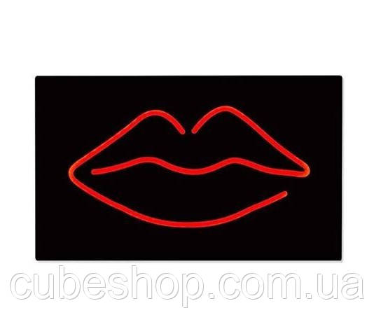 Настінна LED-вивіска Lips