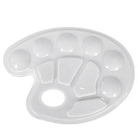 Палітра пластикова овальна на 10 комірок