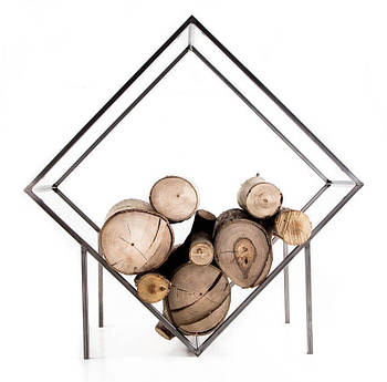 Металева дровниця "Ромб"