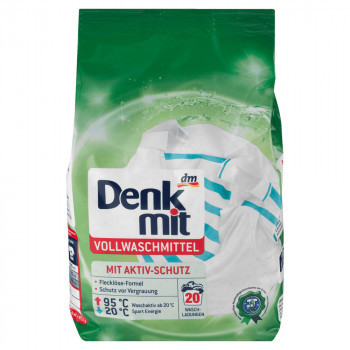 Пральний порошок для білої білизни Denkmit, 1,35kg. 20 прань
