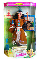 Коллекционная кукла Барби Индианка Barbie American Indian American Stories Collection 1995 Mattel 14715