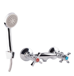 Двохважелеві змішувачі для душу - колір хром