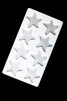 Молд для декору із шоколаду та ізомальта Морські Зірки на 8 фігур 5,0 см