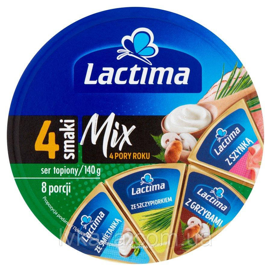 Мікс сирів плавлених 4 smaki Mix 4 pory roku Lactima, 140 г