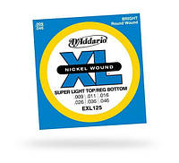 Струны для электрогитары D'ADDARIO EXL125 XL Super Top Regular Bottom