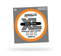 Струны для электрогитары D'ADDARIO EPN110 XL Pure Nickel Regular Light