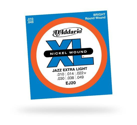 Струни для електрогітари D'ADDARIO  EJ20