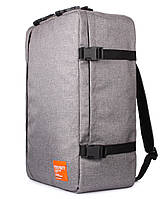 Рюкзак-сумка для ручной клади PoolParty Cabin (серый) - МАУ