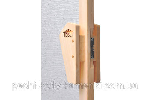Двери для сауны Tesli UNO Silvit 1900*700 (рифленое стекло) - фото 3 - id-p1065617733