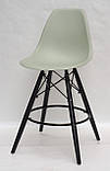 Полубарный стілець Nik BK Eames, м'ятний, фото 2