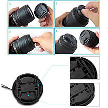 Універсальна передня кришка на об'єктив Lens Cap LC - 82 mm, фото 3