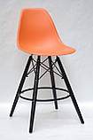 Полубарный стілець Nik BK Eames, помаранчевий, фото 2