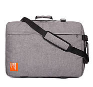 Рюкзак-сумка для ручної поклажі PoolParty Cabin (сірий) - МАУ / Sky Up, фото 3