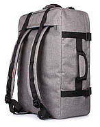 Рюкзак-сумка для ручної поклажі PoolParty Cabin (сірий) - МАУ / Sky Up, фото 4