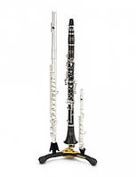 Стійка для двох кларнетів / флейт та пікколо флейти Hercules DS543BB