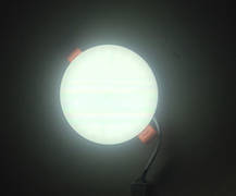 Світлодіодний світильник 12 W 5000 K з розсувними фіксаторами круглий Код.59670, фото 2